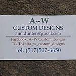 Ann Winans - @aw_custom_designs Instagram Profile Photo