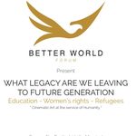 Better World Forum - @betterworldforum Instagram Profile Photo