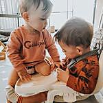 Frankie and Archie - @big_little_twins Instagram Profile Photo