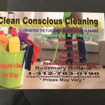 Rosemary Holland - @clean_conscious_cleaning Instagram Profile Photo