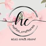 mini craft store! - @hafiza_craftarea Instagram Profile Photo