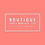 BOUTIQUE PARTY RENTALS-TALLY - @boutique_party_rentals_llc Instagram Profile Photo